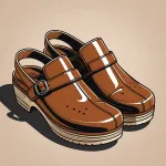 brown clogs image